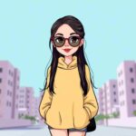 Cartoon DP For Girls