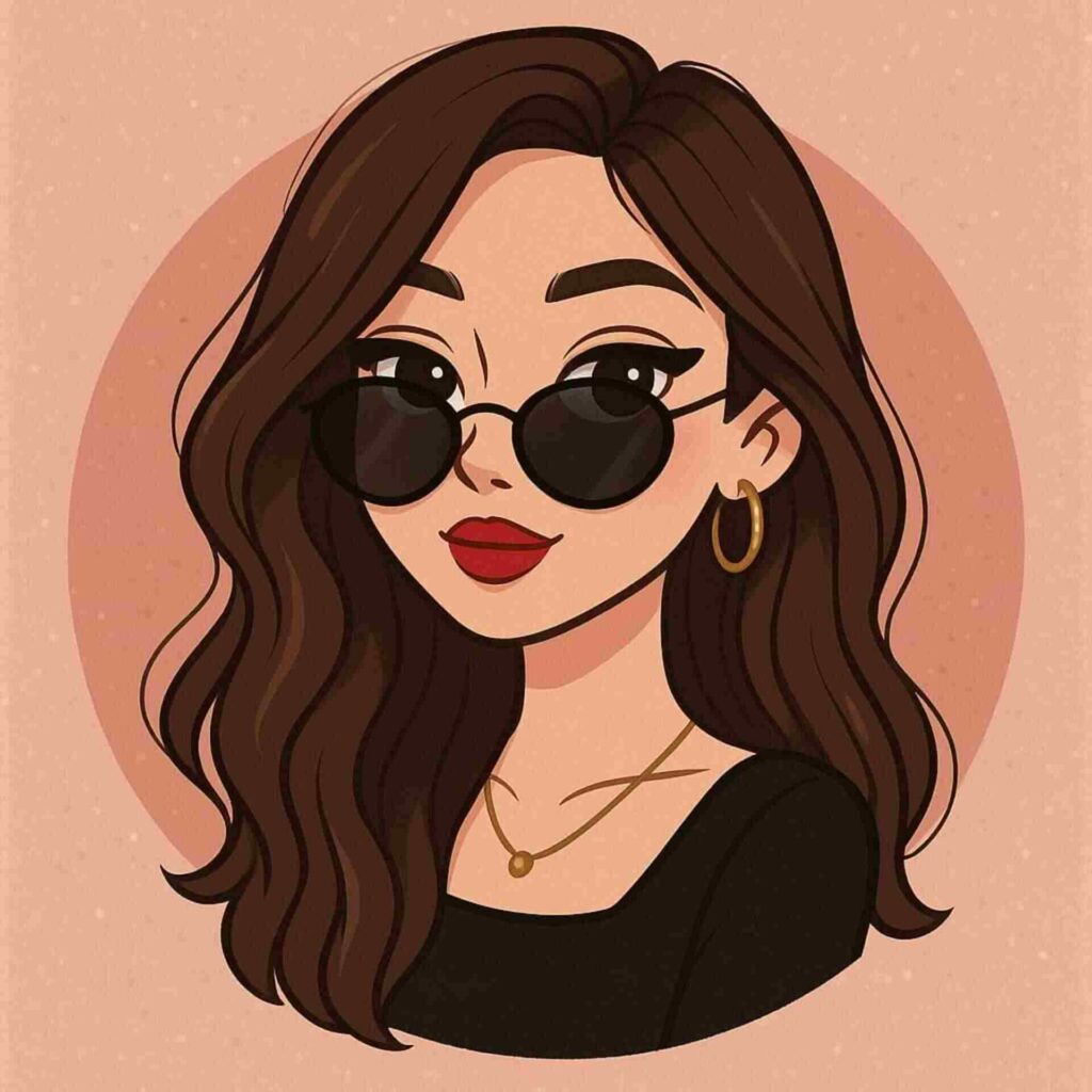 Stylish Instagram Cartoon DP For Girls