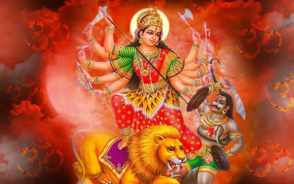 angry maa durga images