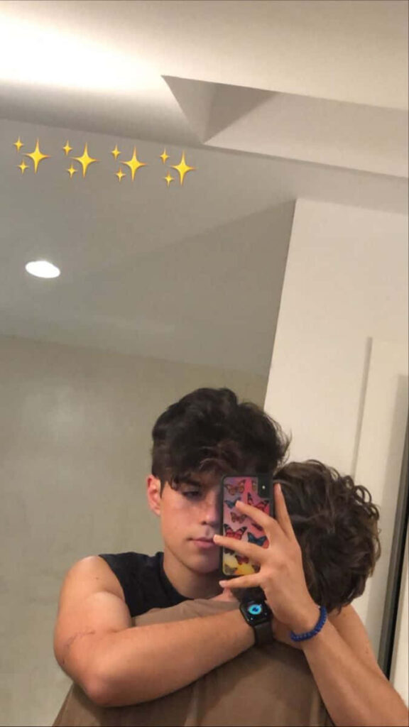 boys dp with pet dog