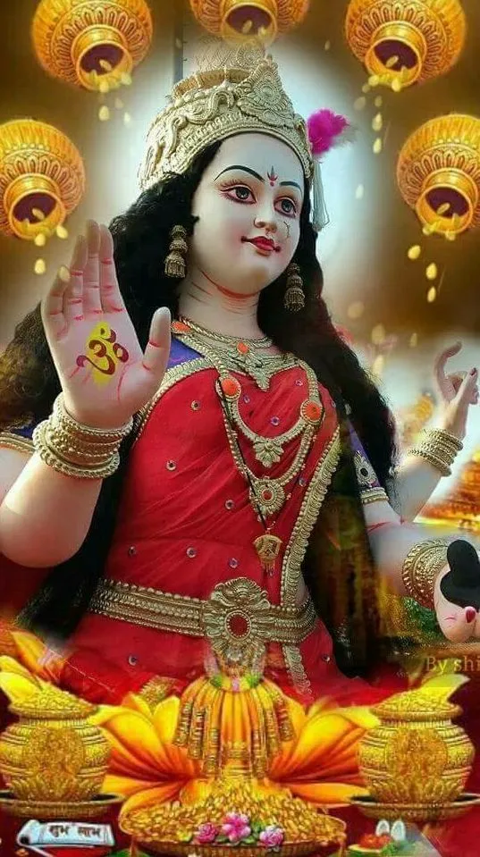 durga maa blessing images