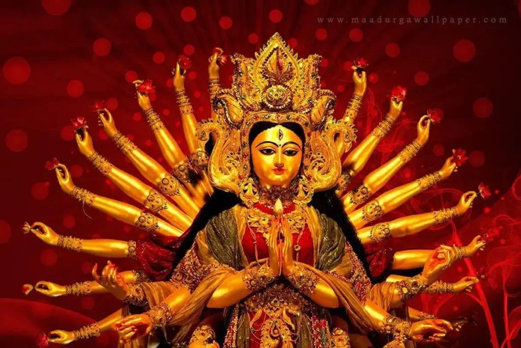 durga maa images animated