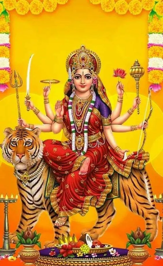 durga maa photo frame download