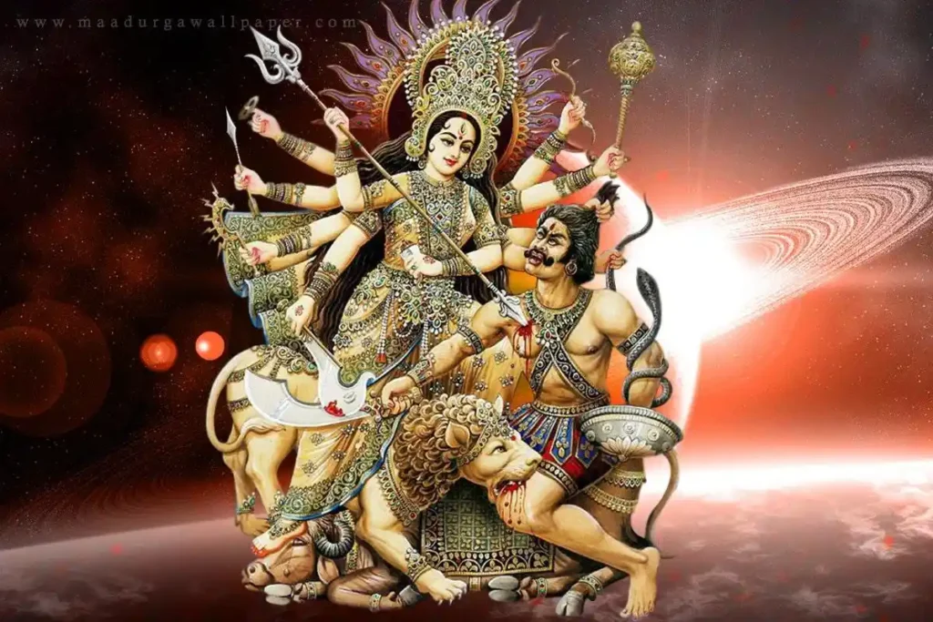 maa durga aesthetic images